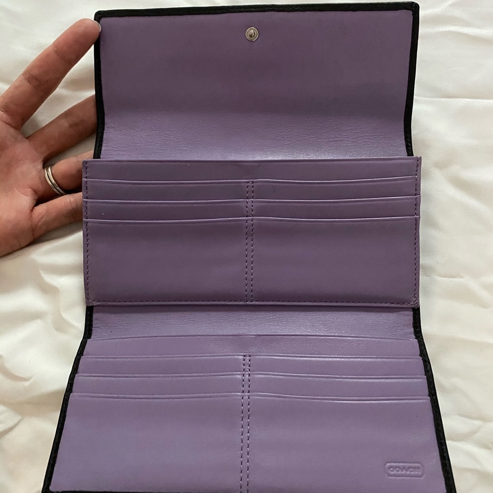 Leather Coach Wallet - Picture 6 of 8